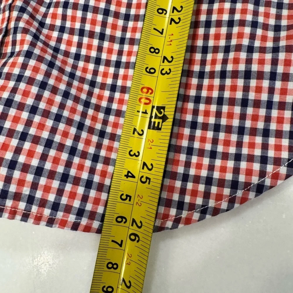 Boys Outfit Ralph Lauren Plaid Button Down Shirt & Nautica Blue Shorts Sz 14